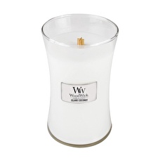 WoodWick Scent Candle Vase Island Coconut 609.5 G WoodWick Scent Candle Vase Island Coconut 609.5 G