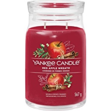 Yankee Candle Aroma Candle Signature Large Glass Red Apple Wreath 567 G Yankee Candle Aroma Candle Signature Large Glass Red Apple Wreath 567 G