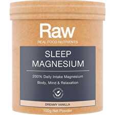 Raw Sleep Magnesium Dreamy Vanilla 100g Raw Sleep Magnesium Dreamy Vanilla 100g