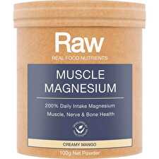 Raw Muscle Magnesium Creamy Mango 100g Raw Muscle Magnesium Creamy Mango 100g