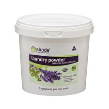 Abode Laundry Powder (front & Top Loader) Wild Lavender & Mint Bucket 4kg Abode Laundry Powder (front & Top Loader) Wild Lavender & Mint Bucket 4kg