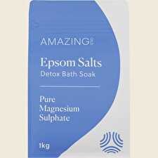 Epsom Salts Detox Bath Soak Pure Magnesium Sulphate 1kg Epsom Salts Detox Bath Soak Pure Magnesium Sulphate 1kg