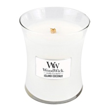 WoodWick Scented Candle Vase Island Coconut 275 G WoodWick Scented Candle Vase Island Coconut 275 G