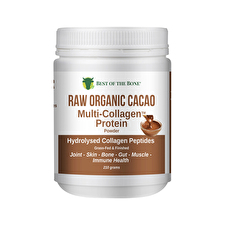 Best Of The Bone Multi-collagen Protein Powder Raw Organic Cacao 210g Best Of The Bone Multi-collagen Protein Powder Raw Organic Cacao 210g