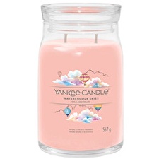 Yankee Candle Aromatic Candle Signature Large Glass Watercolor Skies 567 G Yankee Candle Aromatic Candle Signature Large Glass Watercolor Skies 567 G