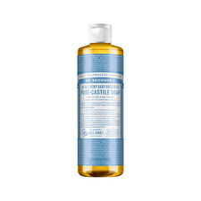 Dr. Bronners Pure-castile Magic Soap Liquid (18-in-1) Baby Unscented 473ml Dr. Bronners Pure-castile Magic Soap Liquid (18-in-1) Baby Unscented 473ml