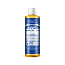 Dr. Bronners Pure-castile Magic Soap Liquid (18-in-1) Peppermint 237ml Dr. Bronners Pure-castile Magic Soap Liquid (18-in-1) Peppermint 237ml