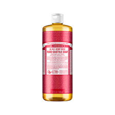 Dr. Bronners Pure-castile Magic Soap Liquid (18-in-1) Rose 946ml Dr. Bronners Pure-castile Magic Soap Liquid (18-in-1) Rose 946ml