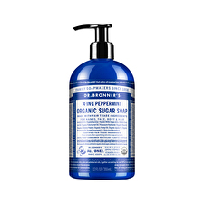 Dr. Bronners Organic Sugar Soap 4-in-1 Peppermint (pump) 355ml Dr. Bronners Organic Sugar Soap 4-in-1 Peppermint (pump) 355ml