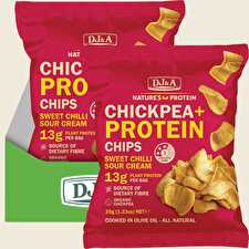 Chickpea + Protein Chips Sweet Chilli & Sour Cream 9x35g Chickpea + Protein Chips Sweet Chilli & Sour Cream 9x35g