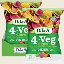 4-VEG Chips Original 5x90g 4-VEG Chips Original 5x90g