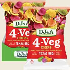 4-VEG Chips Texas BBQ 5x90g 4-VEG Chips Texas BBQ 5x90g