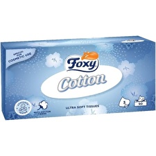 Foxy Facial Cotton Pañuelos Ultra Suaves 90 U Foxy Facial Cotton Pañuelos Ultra Suaves 90 U