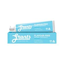 Grants Natural Toothpaste Flavour-Free with No Mint (Fluoride Free) 110g Grants Natural Toothpaste Flavour-Free with No Mint (Fluoride Free) 110g