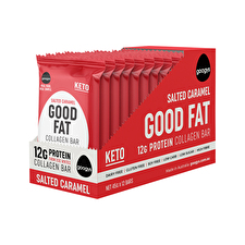 Googys Good Fat Collagen Bar Salted Caramel 45g X 12 Display Googys Good Fat Collagen Bar Salted Caramel 45g X 12 Display