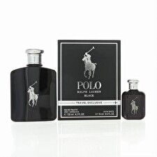 Ralph Lauren Polo Black Travel Set Eau De Toilette 125ml Ralph Lauren Polo Black Travel Set Eau De Toilette 125ml