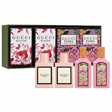 Gucci Woman Mini Set Eau De Parfum 2x 5ml (bloom Eau De Parfum) & 2x 5ml (flora Gorgeous Gardenia Eau De Parfum) Gucci Woman Mini Set Eau De Parfum 2x 5ml (bloom Eau De Parfum) & 2x 5ml (flora Gorgeous Gardenia Eau De Parfum)