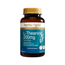 Herbs Of Gold L-theanine 200mg 30c Herbs Of Gold L-theanine 200mg 30c