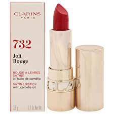 Clarins Joli Rouge Satin Lipstick #732 Grenadine/with Camelia Oil 3.5g Clarins Joli Rouge Satin Lipstick #732 Grenadine/with Camelia Oil 3.5g
