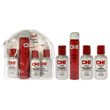 CHI Protect And Hold On The Go Styling Kit By Chi For Unisex - 4 Pc 60ml/2oz Infra Shampoo 60ml/2oz Infra Treatment 60ml/2.6oz Helmet Head Hair Spray 60ml/2oz Silk Infusion 60ml/2oz CHI Protect And Hold On The Go Styling Kit By Chi For Unisex - 4 Pc 60ml/2oz Infra Shampoo 60ml/2oz Infra Treatment 60ml/2.6oz Helmet Head Hair Spray 60ml/2oz Silk Infusion 60ml/2oz