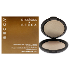 SmashBox Becca Shimmering Skin Perfector Pressed Highlighter - Champagne Pop By Smashbox For Women 0.24oz SmashBox Becca Shimmering Skin Perfector Pressed Highlighter - Champagne Pop By Smashbox For Women 0.24oz