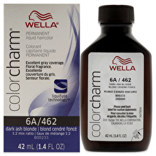 Wella Color Charm Permanent Liquid Hair Color - 462 6a Dark Ash Blonde For Unisex 30ml/1.42oz Wella Color Charm Permanent Liquid Hair Color - 462 6a Dark Ash Blonde For Unisex 30ml/1.42oz