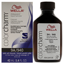 Wella Color Charm Permanent Liquid Hair Color - 9a Pale Ash Blonde For Unisex 30ml/1.42oz Wella Color Charm Permanent Liquid Hair Color - 9a Pale Ash Blonde For Unisex 30ml/1.42oz