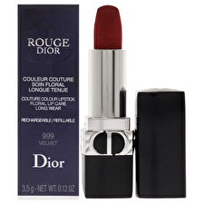 Christian Dior Rouge Dior Couture Colour Velvet & Satin Finishes Lipstick - # 999 Velvet Finish 3.5g/0.12oz Christian Dior Rouge Dior Couture Colour Velvet & Satin Finishes Lipstick - # 999 Velvet Finish 3.5g/0.12oz
