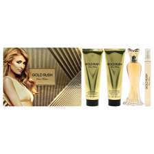 Paris Hilton Gold Rush Woman Set Eau De Parfum 100ml & Eau De Parfum 10ml +bl 90ml & Sg 90ml Paris Hilton Gold Rush Woman Set Eau De Parfum 100ml & Eau De Parfum 10ml +bl 90ml & Sg 90ml