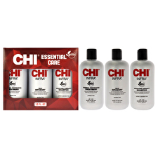 CHI Chi Infra Trio Kit By Chi For Unisex - 3 Pc 355ml/12oz Chi Silk Infusion 355ml/12oz Chi Infra Shampoo 355ml/12oz Chi Infra Treatment 355ml/12oz CHI Chi Infra Trio Kit By Chi For Unisex - 3 Pc 355ml/12oz Chi Silk Infusion 355ml/12oz Chi Infra Shampoo 355ml/12oz Chi Infra Treatment 355ml/12oz