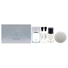Mercedes Benz Air Man Set Eau De Parfum 100ml Refillable & Eau De Parfum 2x 1.5ml & Solid Sg 110g & Beard & Hair Oil 30ml Mercedes Benz Air Man Set Eau De Parfum 100ml Refillable & Eau De Parfum 2x 1.5ml & Solid Sg 110g & Beard & Hair Oil 30ml