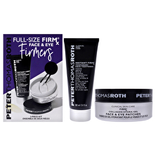 Peter Thomas Roth Firmx Face Plus Eye Firmers Duo For Women - 2 Pc 90ml/3.4oz Instant Firmx Temporary Face Tightener 90 Firmx Collagen Hydra-gel Face And Eye Patches 90ml/3.4oz Peter Thomas Roth Firmx Face Plus Eye Firmers Duo For Women - 2 Pc 90ml/3.4oz Instant Firmx Temporary Face Tightener 90 Firmx Collagen Hydra-gel Face And Eye Patches 90ml/3.4oz