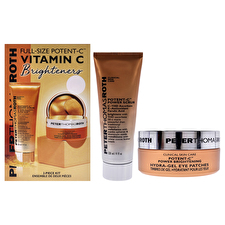 Peter Thomas Roth Potent-c Vitamin C Brighteners For Women - 2 Pc 120ml/4oz Potent-c Power Scrub 60 Potent-c Power Brightening Hidra-gel Eye Patches 120ml/4oz Peter Thomas Roth Potent-c Vitamin C Brighteners For Women - 2 Pc 120ml/4oz Potent-c Power Scrub 60 Potent-c Power Brightening Hidra-gel Eye Patches 120ml/4oz