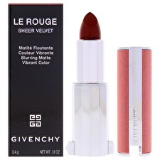 Givenchy Le Rouge Sheer Velvet Matte Lipstick - 50 Brun Acajou For Women 0.12oz Givenchy Le Rouge Sheer Velvet Matte Lipstick - 50 Brun Acajou For Women 0.12oz