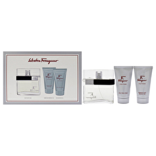 Salvatore Ferragamo F For Men - 3 Pc Gift Set 90ml/3.4oz Eau De Toilette Spray 60ml/2.5oz Shower Gel 60ml/2.5oz After Shave Balm 90ml/3.4oz Salvatore Ferragamo F For Men - 3 Pc Gift Set 90ml/3.4oz Eau De Toilette Spray 60ml/2.5oz Shower Gel 60ml/2.5oz After Shave Balm 90ml/3.4oz