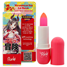 Rude Cosmetics Manga Collection Lip Balm - 3 Colors - Watermelon Kiss - 3.5g Rude Cosmetics Manga Collection Lip Balm - 3 Colors - Watermelon Kiss - 3.5g