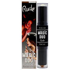 Rude Cosmetics Magic Duo Highlight And Contour - Light For Women 4.5ml/0.15oz Rude Cosmetics Magic Duo Highlight And Contour - Light For Women 4.5ml/0.15oz