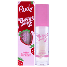 Rude Cosmetics Berry Juicy Lip Gloss - 5 Colors - Pure - 4g Rude Cosmetics Berry Juicy Lip Gloss - 5 Colors - Pure - 4g
