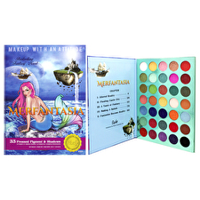 Rude Cosmetics Merfantasia 35 Eyeshadows Palette - Book 8 For Women 30ml/1.34oz Rude Cosmetics Merfantasia 35 Eyeshadows Palette - Book 8 For Women 30ml/1.34oz