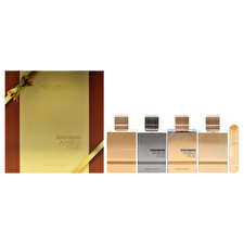 Al Haramain Amber Oud Collection For Unisex - 4 Pc Gift Set 4x 60ml/2oz Eau De Parfum Spray Gold Bleu White Carbon 60ml/2oz Al Haramain Amber Oud Collection For Unisex - 4 Pc Gift Set 4x 60ml/2oz Eau De Parfum Spray Gold Bleu White Carbon 60ml/2oz