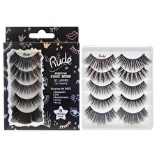 Rude Cosmetics Essential Faux Mink 3d Lashes - Surprise Me For Women 5pair Rude Cosmetics Essential Faux Mink 3d Lashes - Surprise Me For Women 5pair