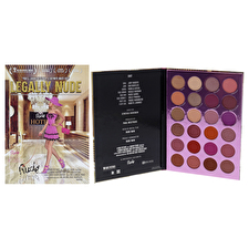Rude Cosmetics Legally Nude 24 Eyeshadow Palette For Women 0.98oz Rude Cosmetics Legally Nude 24 Eyeshadow Palette For Women 0.98oz