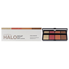 SmashBox Halo Sculpt Plus Glow Face Palette - Coral Saturation By Smashbox For Women 0.55oz SmashBox Halo Sculpt Plus Glow Face Palette - Coral Saturation By Smashbox For Women 0.55oz