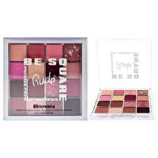 Rude Cosmetics Be Square Pressed Pigments And Shadows - Brainy For Women 0.76oz Rude Cosmetics Be Square Pressed Pigments And Shadows - Brainy For Women 0.76oz