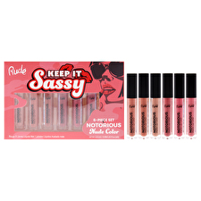 Rude Cosmetics Keep It Sassy Notorious Set - Nude For Women - 6 Pc 0.084oz Lipstick - Bare Bottom 0.084oz Lipstick - Naughty By Nature 0.084oz Lipstick - Nude Colony 0.084oz Lipstick - Birthday Suit 0.084oz Lipstick - Going Topless 0.084oz Lipstick - Undressed 0.084oz Rude Cosmetics Keep It Sassy Notorious Set - Nude For Women - 6 Pc 0.084oz Lipstick - Bare Bottom 0.084oz Lipstick - Naughty By Nature 0.084oz Lipstick - Nude Colony 0.084oz Lipstick - Birthday Suit 0.084oz Lipstick - Going Topless 0.084oz Lipstick - Undressed 0.084oz
