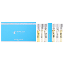 Al Haramain Discovery Collection - Musk Series For Unisex - 6 Pc Mini Gift Set 0.33oz Amber Musk Eau De Parfum Spray (mini) 0.33oz Royal Musk Eau De Parfum Spray (mini) 0.33oz Oudh Musk Eau De Parfum Spray (mini) 0.33oz Musk Collection Eau De Parfum Spray (mini) 0.33oz Musk Maliki Eau De Parfum Spray (mini) 0.33oz Black Musk Eau De Parfum Spray (mini) Perfume Atomiser 0.33oz Al Haramain Discovery Collection - Musk Series For Unisex - 6 Pc Mini Gift Set 0.33oz Amber Musk Eau De Parfum Spray (mini) 0.33oz Royal Musk Eau De Parfum Spray (mini) 0.33oz Oudh Musk Eau De Parfum Spray (mini) 0.33oz Musk Collection Eau De Parfum Spray (mini) 0.33oz Musk Maliki Eau De Parfum Spray (mini) 0.33oz Black Musk Eau De Parfum Spray (mini) Perfume Atomiser 0.33oz