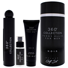 Perry Ellis 360 Black For Women - 3 Pc Gift Set 90ml/3.4oz Eau De Parfum Spray 0.25 Eau De Parfum Spray (mini) 90ml/3oz Shower Gel 90ml/3.4oz Perry Ellis 360 Black For Women - 3 Pc Gift Set 90ml/3.4oz Eau De Parfum Spray 0.25 Eau De Parfum Spray (mini) 90ml/3oz Shower Gel 90ml/3.4oz
