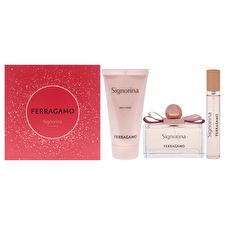 Salvatore Ferragamo Signorina Woman Set Eau De Parfum 100ml & Eau De Parfum 15ml & Bl 50ml Salvatore Ferragamo Signorina Woman Set Eau De Parfum 100ml & Eau De Parfum 15ml & Bl 50ml