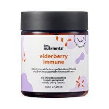 Im Nutrients Elderberry Immune Chewable Pastilles Mixed Berry X 60 Sell Through New Sku 2965949 Im Nutrients Elderberry Immune Chewable Pastilles Mixed Berry X 60 Sell Through New Sku 2965949