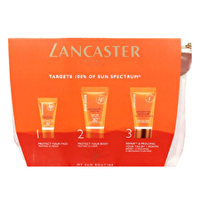 Lancaster Woman Set Protection Spf 30 High Protection 3ml & Protection Spf 30 Bm 15ml & Golden Tan Maximizer Asl 15ml & Pouch Lancaster Woman Set Protection Spf 30 High Protection 3ml & Protection Spf 30 Bm 15ml & Golden Tan Maximizer Asl 15ml & Pouch
